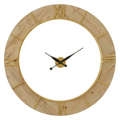Yaxi Wall Clock With White Face