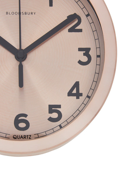 Elko Wall Clock With Copper And Black Finish