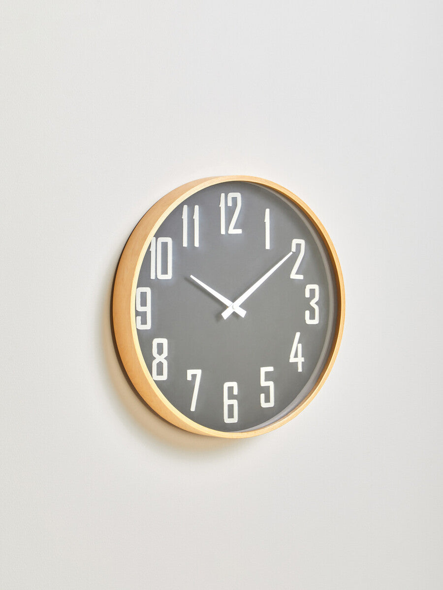 Vitus Black Wall Clock