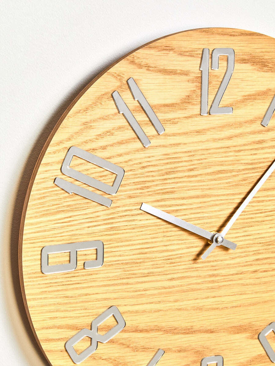 Vitus Natural Wood Effect Wall Clock
