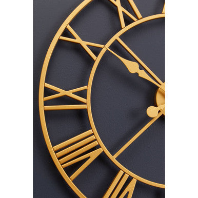 Vitus Gold Finish Wall Clock