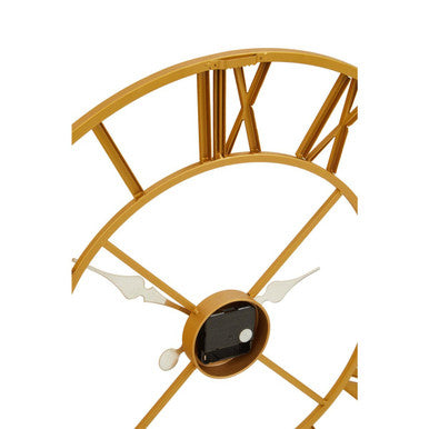 Vitus Gold Finish Wall Clock