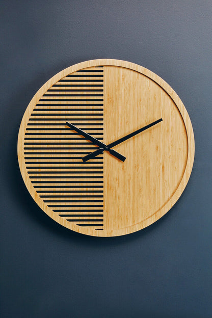 Vitus Large Wooden Wall Clock