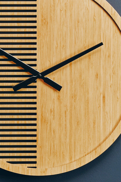 Vitus Large Wooden Wall Clock