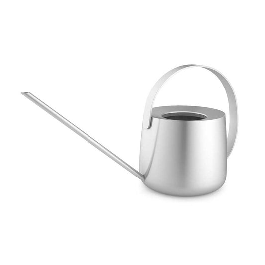 🌿 Zack Flowas Premium 1.5L Brushed Stainless Steel Watering Can - Ergonomic Garden Luxury ✨💧