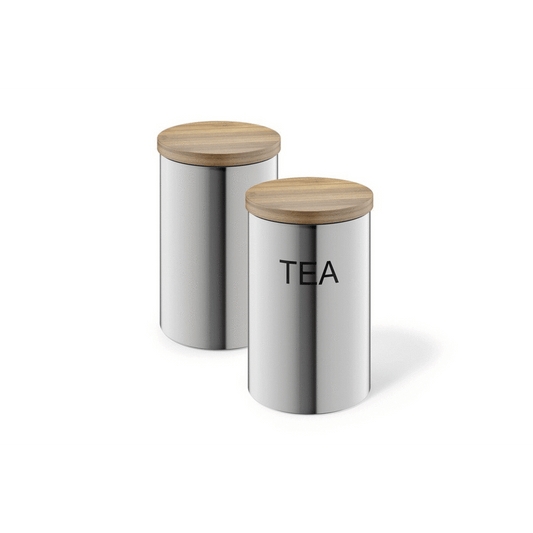 🏺 Zack Cera Premium 1L Brushed Stainless Steel Storage Canister - Aroma-Sealing Kitchen Essential ✨🌿