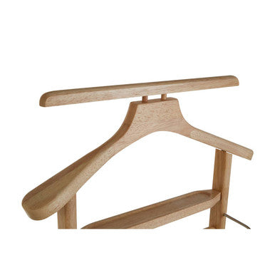 Heva Rubberwood Clothes Valet on a white background