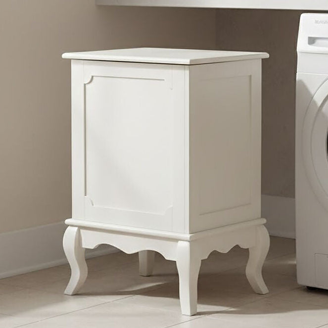 Ivory Finish Laundry Hamper with Lift Up Lid – Marcella