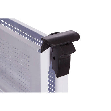 Harlow White Rectangular Folding Kitchen Trolley