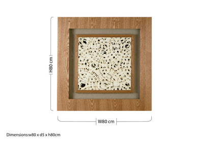 Nason Framed Lattice Design Wall Art