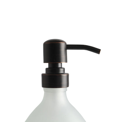 Namie Gold Wall Bracket & Frosted White Glass Dispenser Set