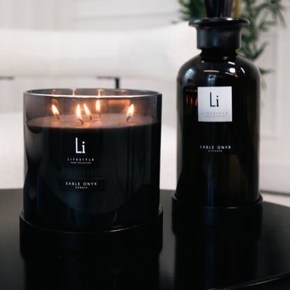 Lifestyle Home Collection Sable Onyx XXL Candle 5kg
