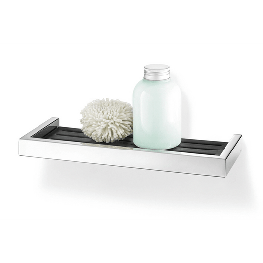 🚿✨ Zack Linea Polished Stainless Steel Shower Shelf 35.2cm - Premium Bathroom Storage 🇬🇧