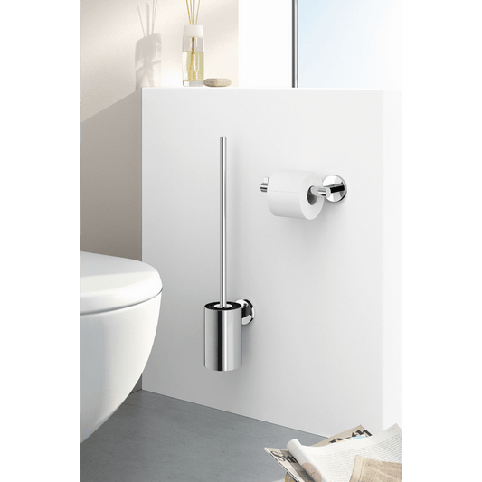 π§½β¨ Zack Scala Polished Stainless Steel Wall Toilet Brush - Premium Bathroom Hygiene π¬π§