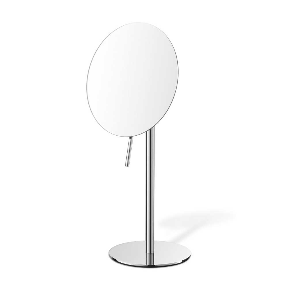 Zack Avio Circular Polished Stainless Steel Cosmetic Mirror 40075