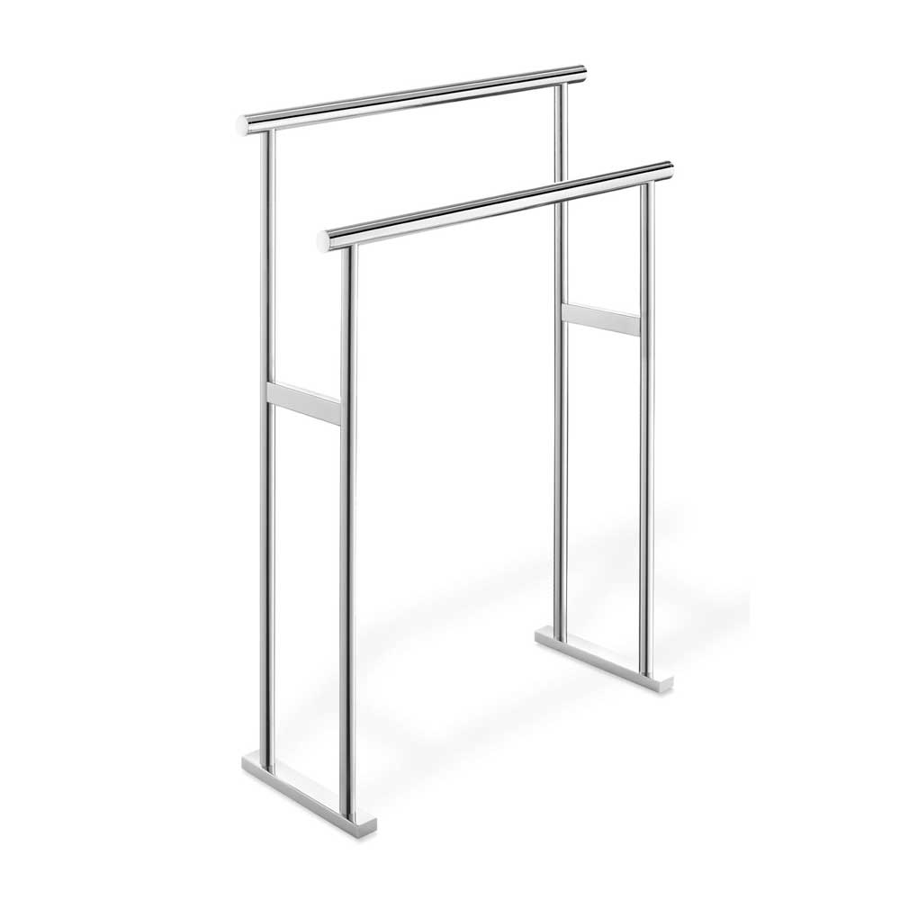 Zack Scala Polished Stainless Steel Towel Stand 40087
