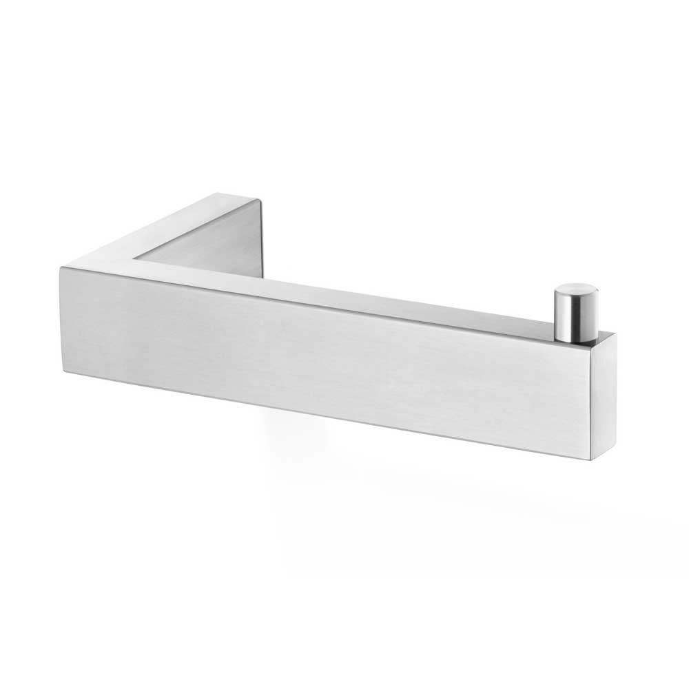 Zack Linea Brushed Stainless Steel Toilet Roll Holder 40374