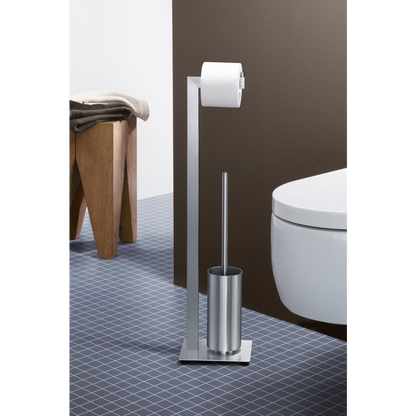 Zack Linea Brushed Stainless Steel Toilet Butler 40382