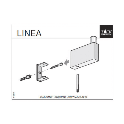 Zack Linea Brushed Stainless Steel Spare Toilet Roll Holder 40391