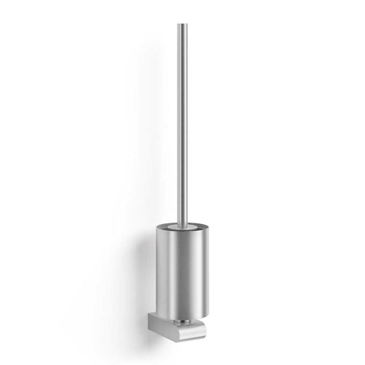 Zack Atore Brushed Stainless Steel Wall Mounted Toilet Brush - Premium Quality Bathroom Accessory