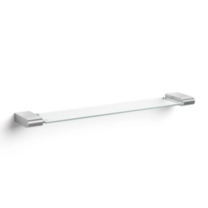 Zack Atore Stainless Steel & Toughened Glass Bathroom Shelf