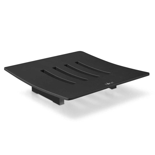 Zack Abbaco Powder Coated Black Stainless Steel Soap Dish 40443