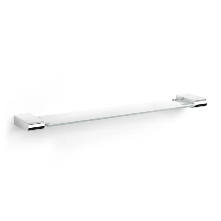 Zack Atore Stainless Steel & Toughened Glass Bathroom Shelf