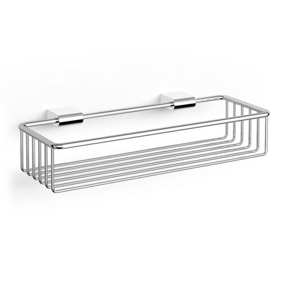Zack Atore Polished Stainless Steel 36.8 cm Wall Shower Basket 40464