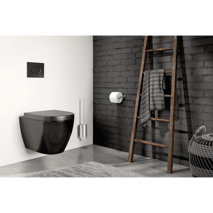 Zack Carvo Brushed Stainless Steel Wall Toilet Brush 40487