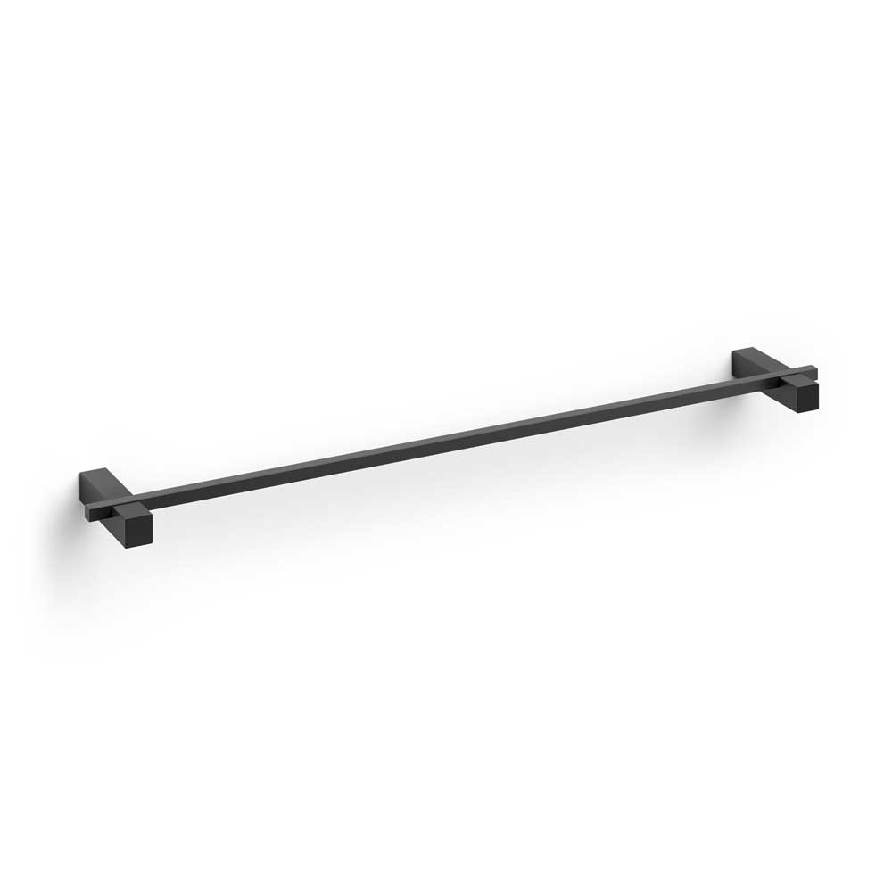 Zack Carvo Powder Coated Black Stainless Steel 65.8 cm Towel Rail 40502