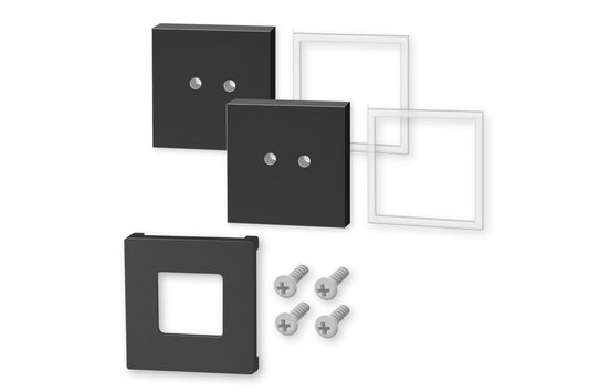 Zack Carvo Wall Bracket Set/2 — Powder-Coated Black