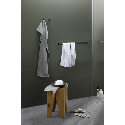 Zack Linea Black Stainless Steel Towel Hook, Small 40580