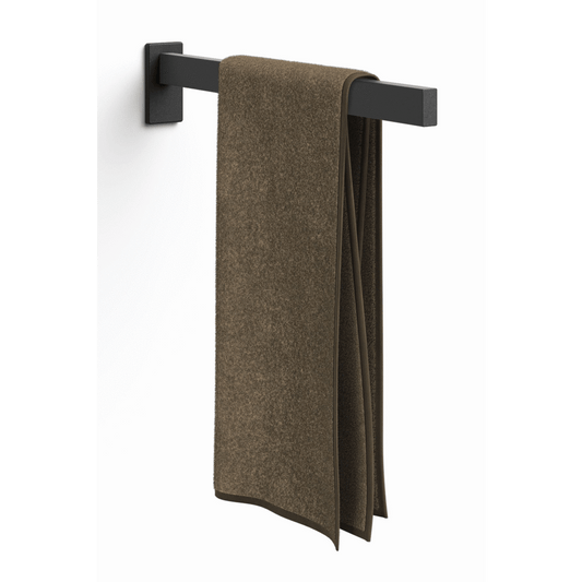 Zack Linea Black Stainless Steel 42 cm Towel Holder 40595