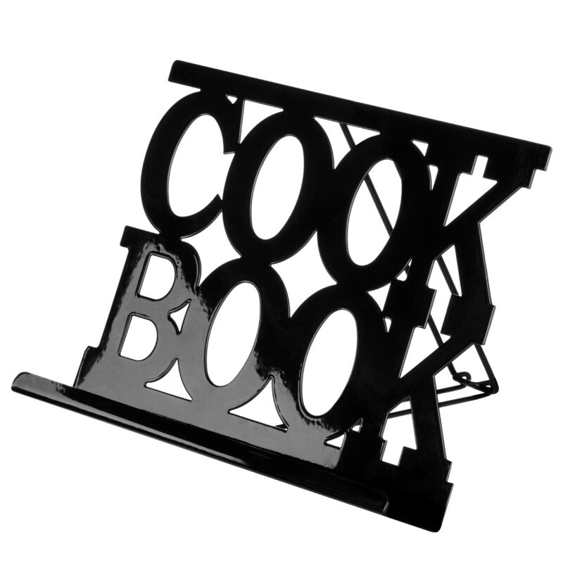 Alpha Black Enamel Cookbook Stand