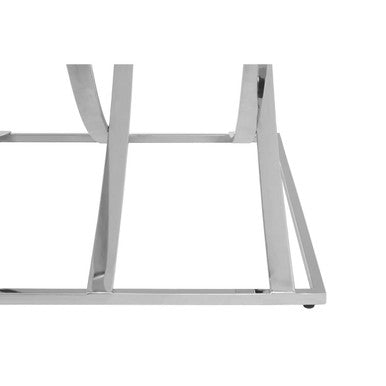 Reena mirrored chrome coffee table, styled living room 2