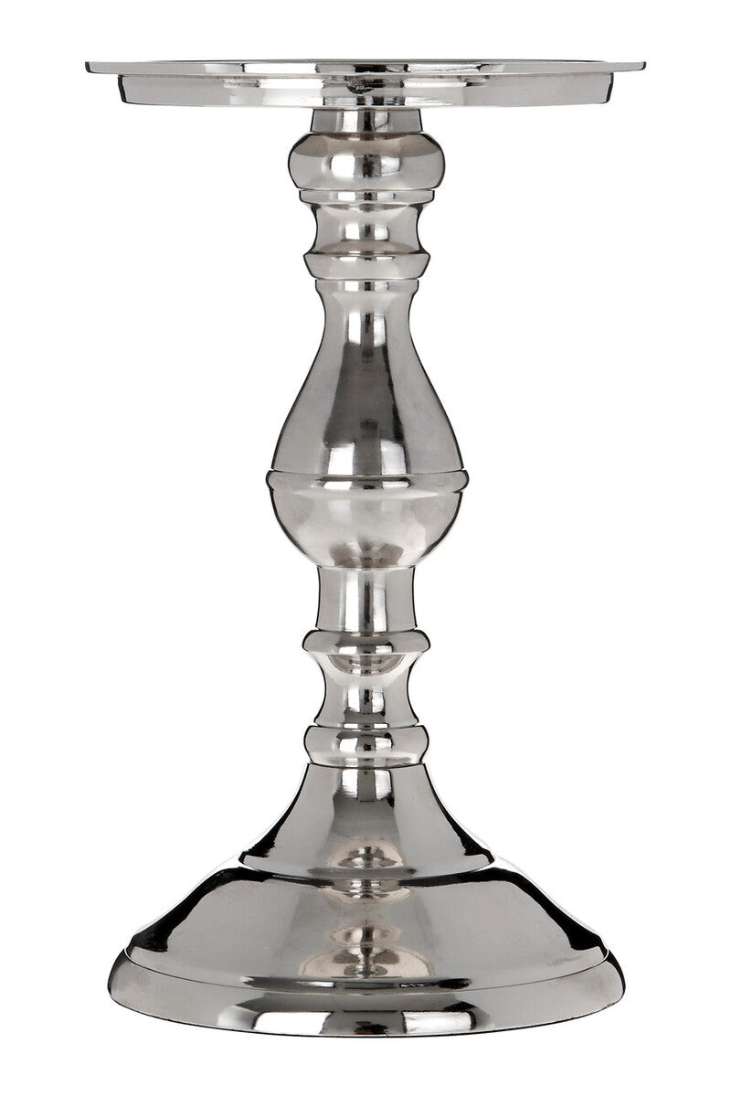 Kensington Townhouse Small Brass-Tone Candlestick with Glass Cup
