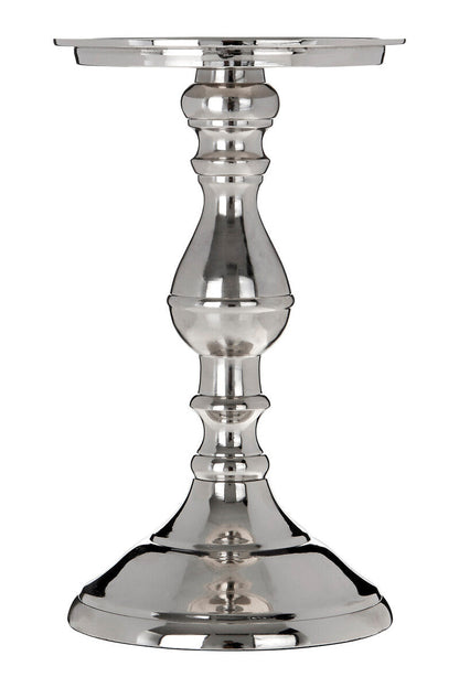 Kensington Townhouse Small Brass-Tone Candlestick with Glass Cup