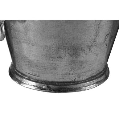 Antique Silver 4-Bottle Wine Cooler, Rustic