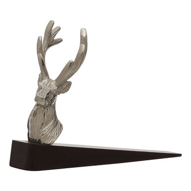 Stag Nickel Finish Decorative Door Stop