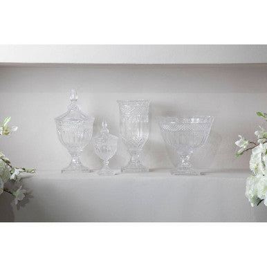 Savita Footed Glass Fruit Bowl