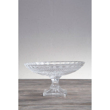 Savita Pedestal Glass Fruit Bowl