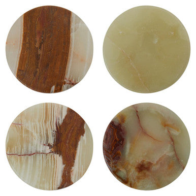 Set of Four Onyx Coasters | Oleena