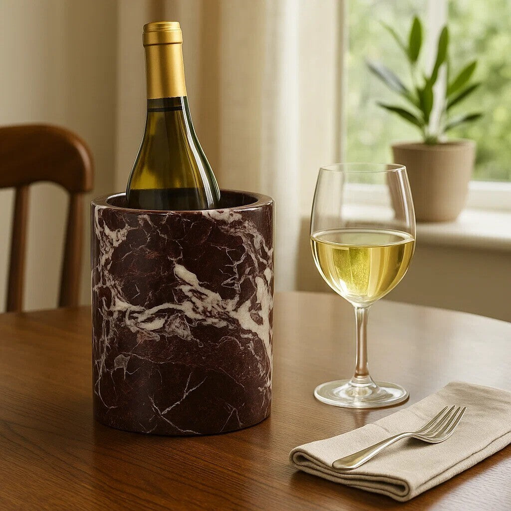 Salmo Red Marble Wine Cooler