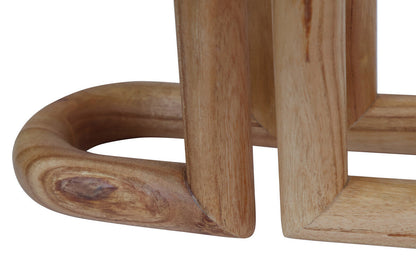 Arlo Natural Oak Wood Bookends, Set of 2