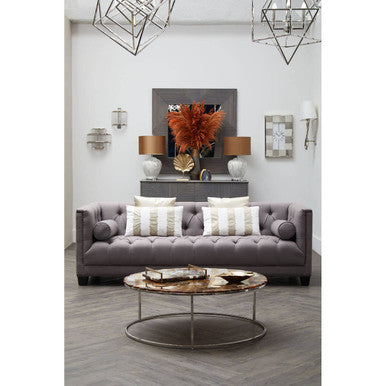 Kensington Townhouse Leather Patchwork Wall Clock