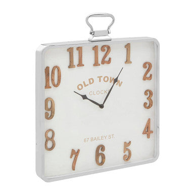 Hampstead Pocket Style Square Wall Clock