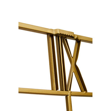 Kent Small Gold Finish Square Wall Clock