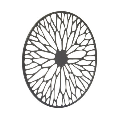 Trento Small Black Frame Floral Design Wall Art