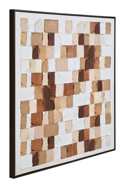 Astratto Neutral Textured Wall Art, 122.6 x 82.6 cm