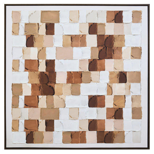 Astratto Neutral Textured Wall Art, 122.6 x 82.6 cm